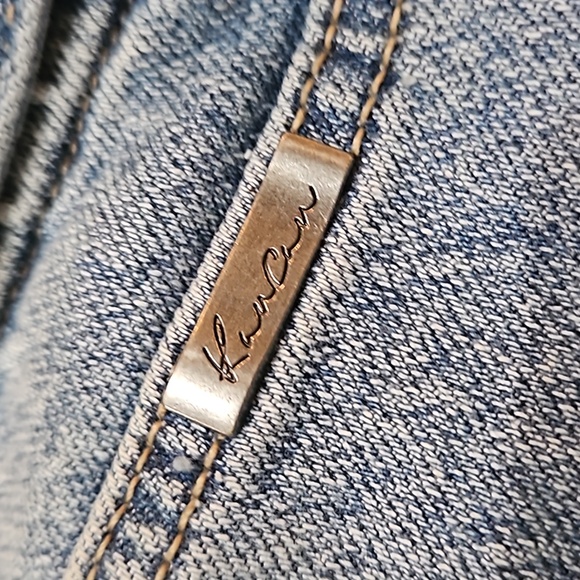 Kancan 90s High Rise Belted Denim Shorts - Picture 6 of 10